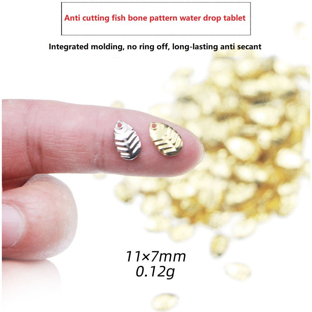 Monofilament Line - 50 개/몫 DIY 낚시 스피너 스팽글