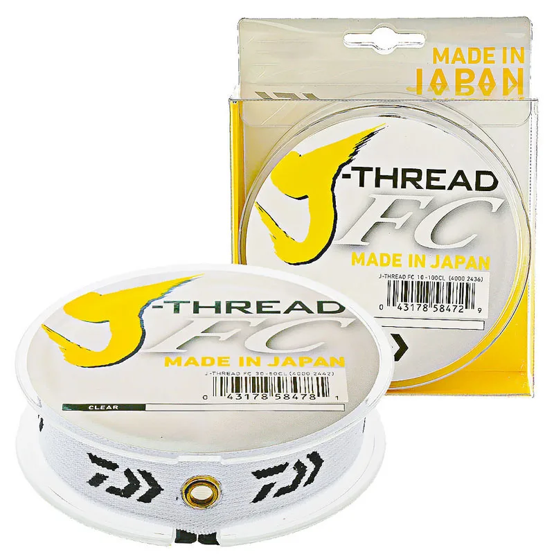 Fluorocarbon Line - DaiwaJ-Fluoro Fluorocarbon 리더 라인 50M 및