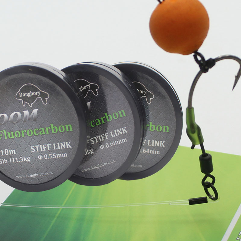 Fluorocarbon Line - 잉어 낚시 후크 링크 붐 플루오로카본