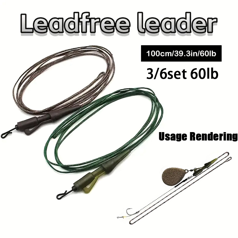 Leader Line - 3/6개입 카프카프 낚싯줄 레디타이드 100cm/27.22KG 헬리콥터