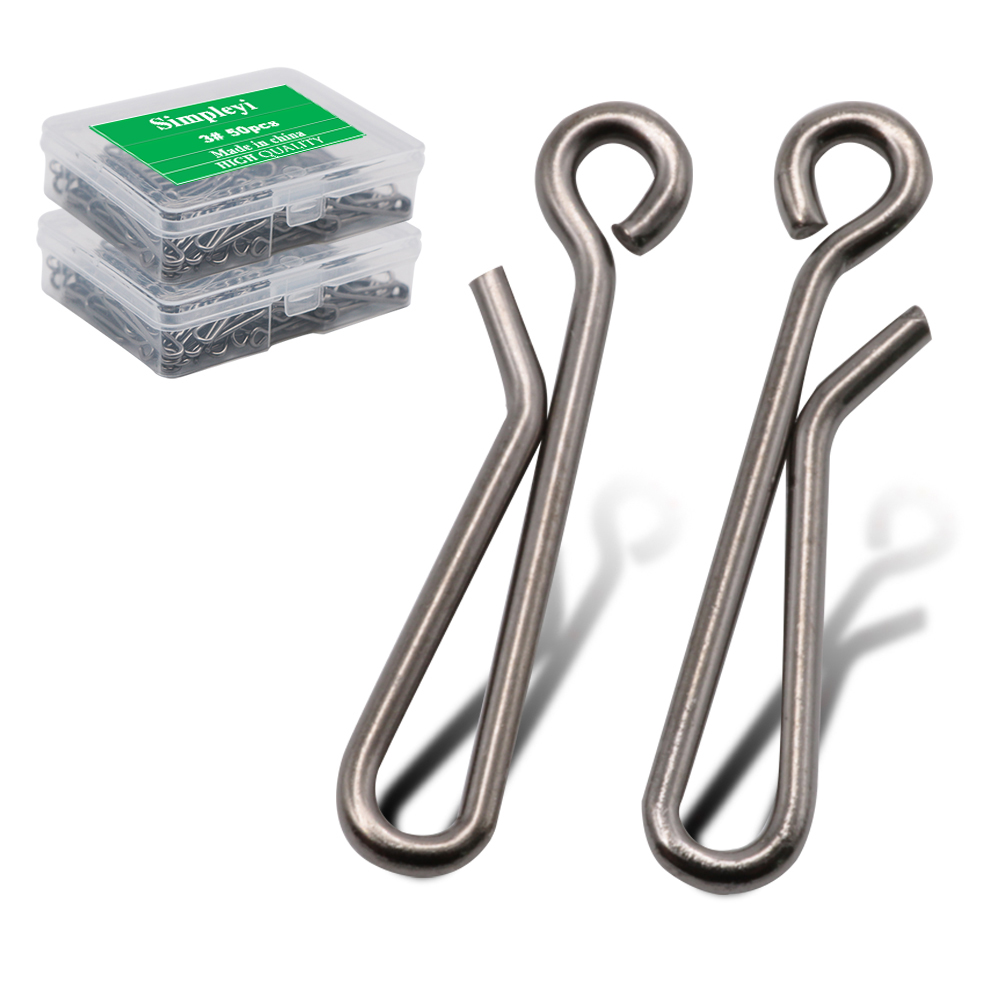 Fishing Line Box - 50 개/상자 낚시 미끼 태클 잠금