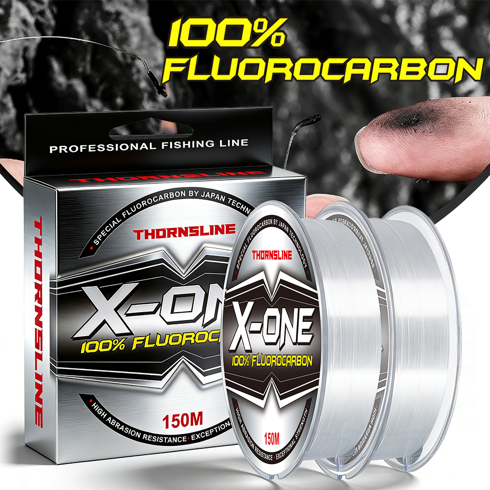 Fluorocarbon Line - Thornsline 100% 플루오로카본 낚싯줄 50M 150M