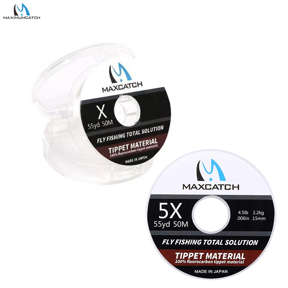 Fluorocarbon Line - MAXCATCH 1PC/2PC 플루오로카본 티펫 50M 0X-7X