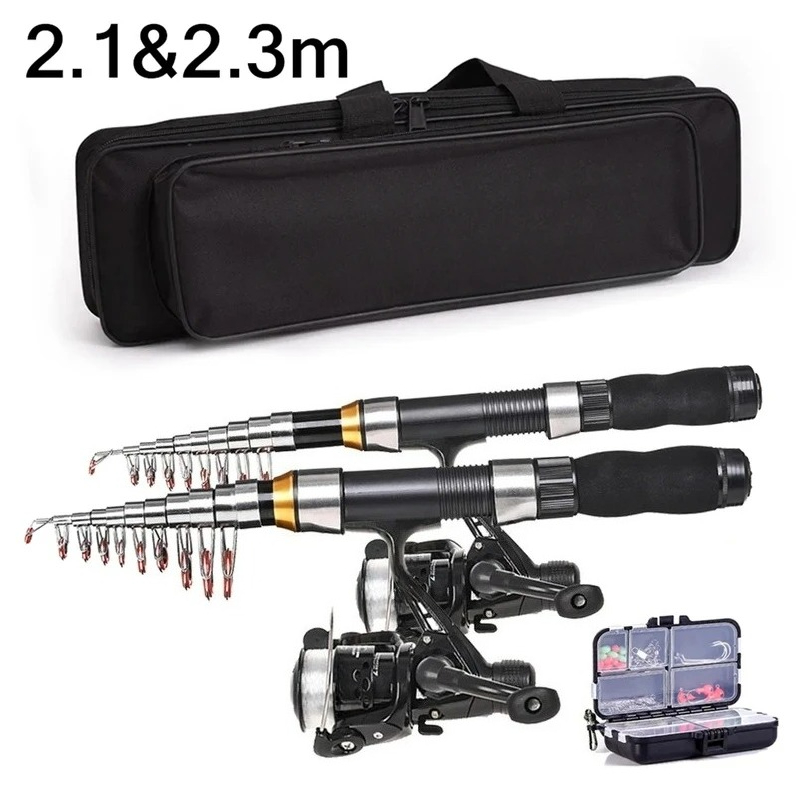 Fishing Line Spooler - 브라브맥 2.1/2.3m 텔레스코픽 낚싯대 릴 콤보