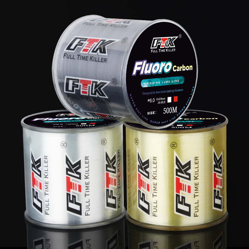 FTK 낚시 라인 300M / 500M 탄소 섬유 코팅 - Fluorocarbon Line 리뷰 및 가격