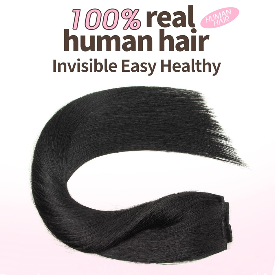 스트레이트 피쉬 라인 인모 헤어 익스텐션 원피스 클립인 - Monofilament Line 리뷰 및 가격