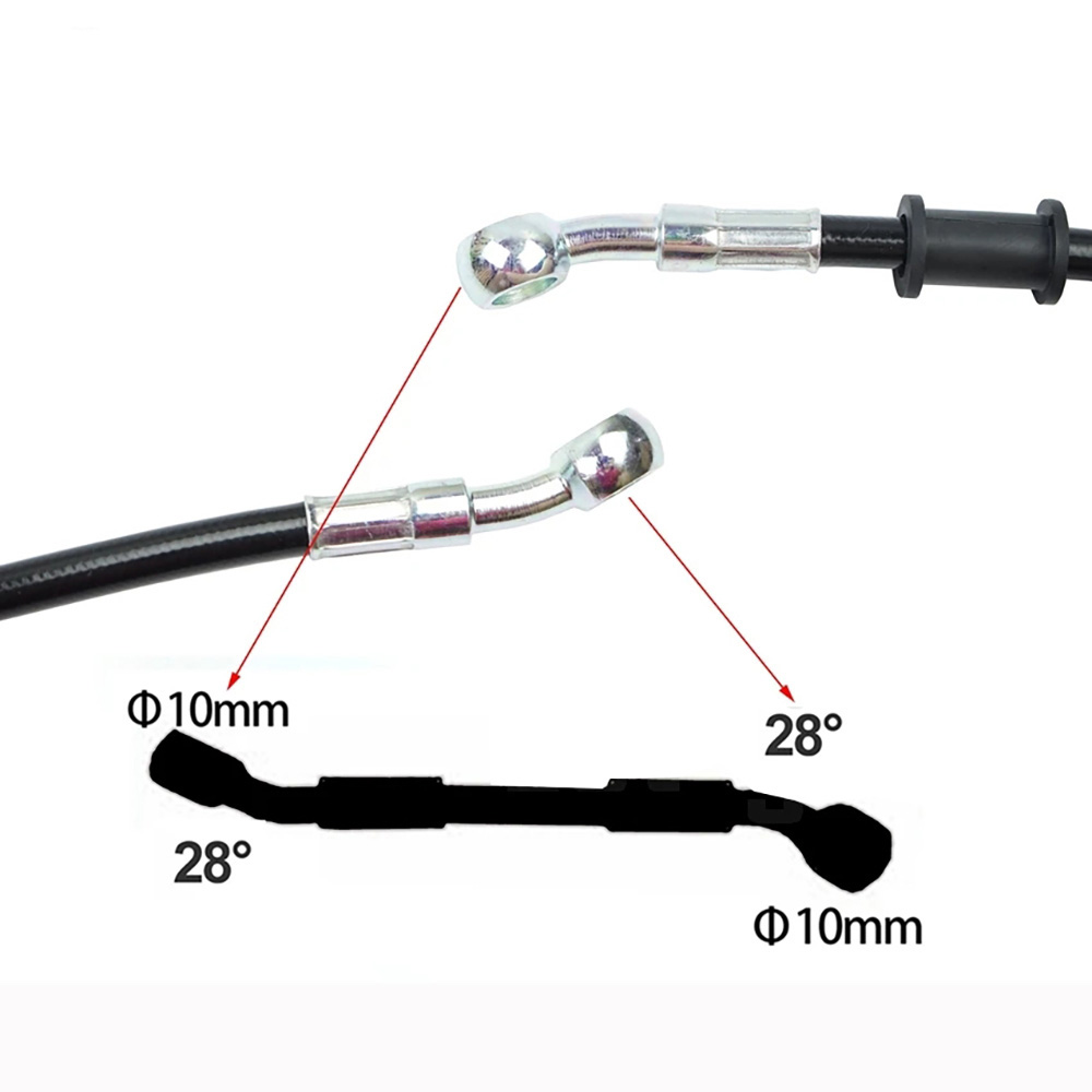 400-2200mm 오토바이 유압 브레이크 호스 라인  - Braided Line 리뷰 및 가격