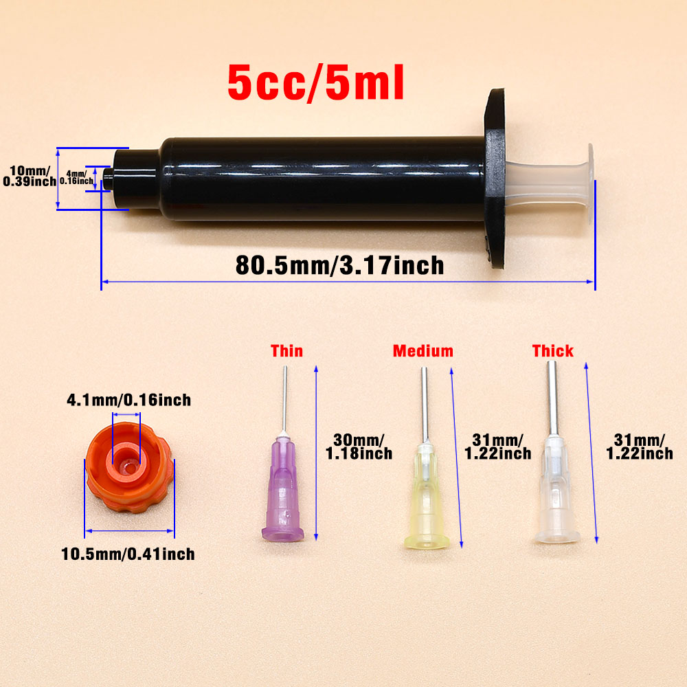 2세트 블랙 UV 레진 디스펜싱 주사기(3가지 사이즈의 - Fishing Line Dispenser 리뷰 및 가격