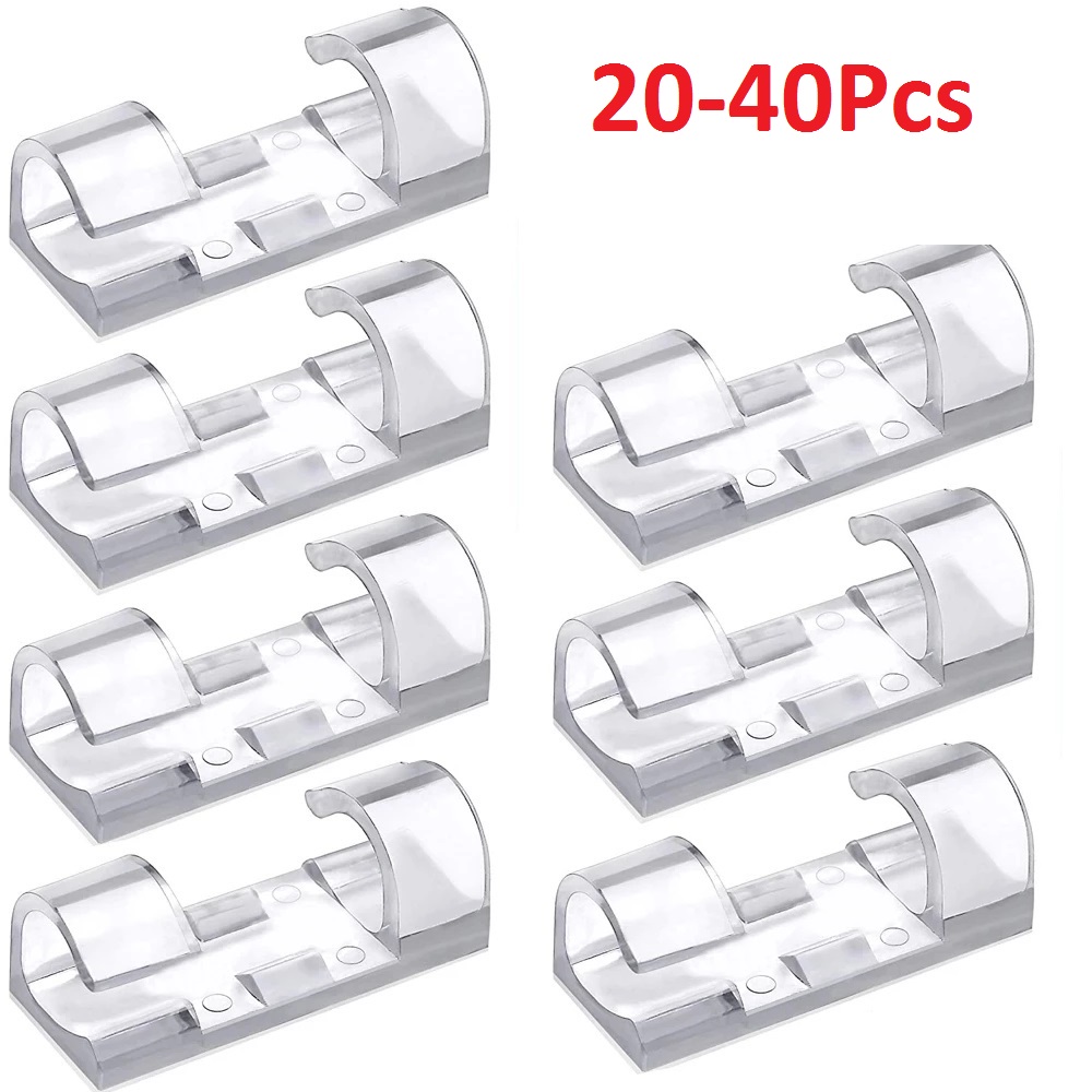 40PCS 케이블 주최자 클립 케이블 관리 와이어 관리 - Tippet Line 리뷰 및 가격