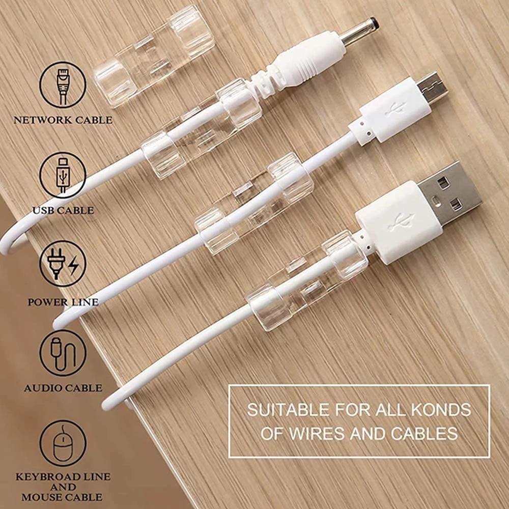 40PCS 케이블 주최자 클립 케이블 관리 와이어 관리 - Tippet Line 리뷰 및 가격