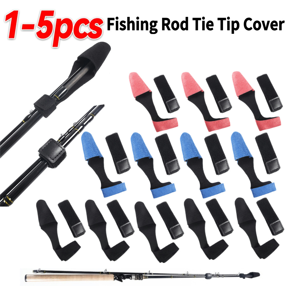 1-5PCS 낚싯대 타이 팁 커버 고탄성 테이프 보호  - Fishing Line Box 리뷰 및 가격