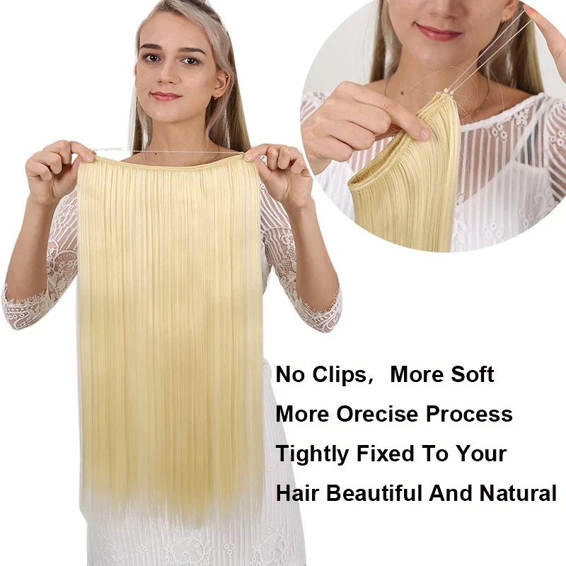 피쉬 라인 헤어 익스텐션 피스 길이(40cm 50cm  - Tippet Line 리뷰 및 가격